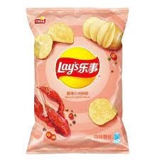 Lay&#39;s Potato Chips - Spicy Crayfish 乐事香辣小龙虾 70g
