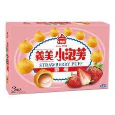 Imei Strawberry Puffs 義美小泡芙-草莓57g