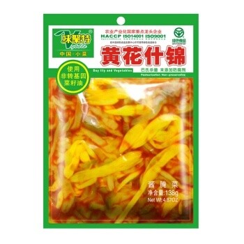 WJT Day Lily and Vegetables 味聚特黄花什锦 138g