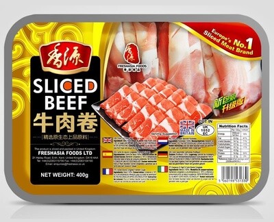Fresh Asia Beef Slices 香源牛肉卷 400g