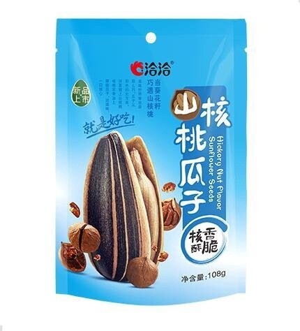 QQ Roasted Sunflower Seeds - Pecan 洽洽山核桃瓜子 108g