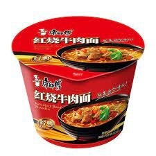 KSF Roasted Beef Noodle Bowl 康师傅红烧牛肉桶面 105g