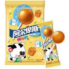 ALP Lollipop Milk Caramel 阿尔卑斯棒棒糖高级牛奶味 200g
