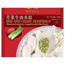 Hong&#39;s Beef Celery Dumplings 410g