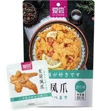 Aichang Bornless Chick Feet Lemon Flv 爱尝无骨鸡爪青柠  88g
