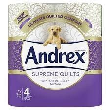 Andrex Supreme Toilet Rolls (4 rolls)