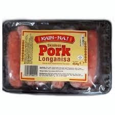 Kain-Na! FROZEN Pork Longanisa 454g