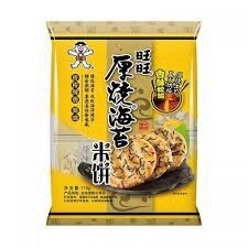 Want Want Seaweed Rice Crackers 旺旺厚烧海苔 118g