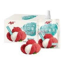Aji Fruit Jelly Lychee 吸吸果冻荔枝味 150g