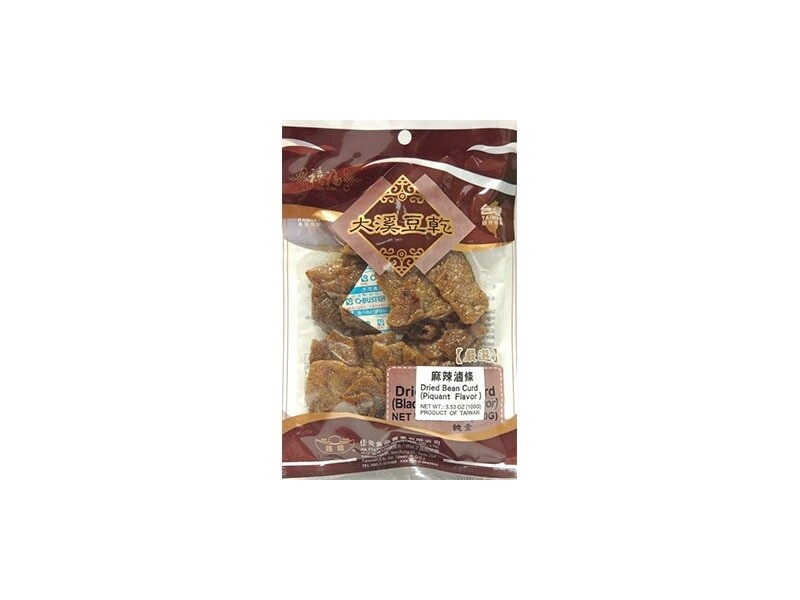 SF Dried Beacurd - Hot &amp; Spicy 禧福豆乾-麻辣滷條 100g