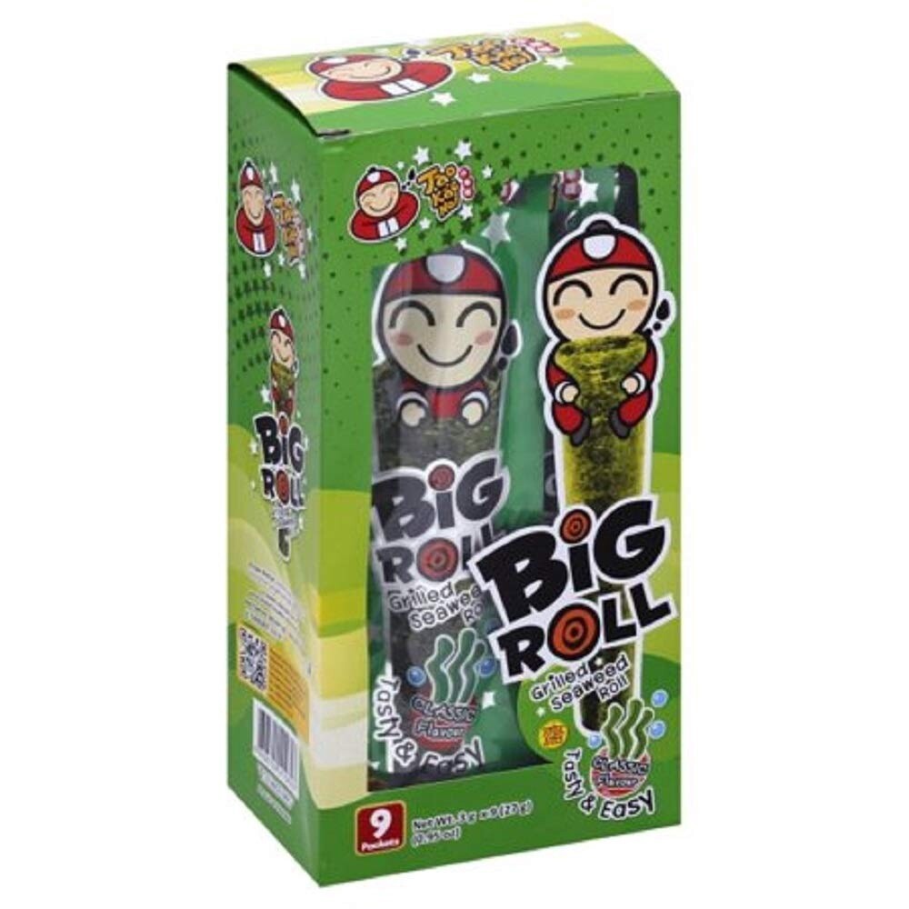 Taokaenoi Big Roll Grilled Seaweed Roll Classic 小老板紫菜卷经典口味 27g