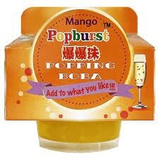 O&#39;Divine Popping Boba - Mango 130g 爆爆珠芒果味
