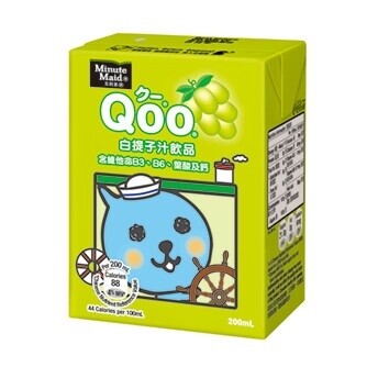 Minute Maid Qoo White Grpae Juice 6 x 250ml