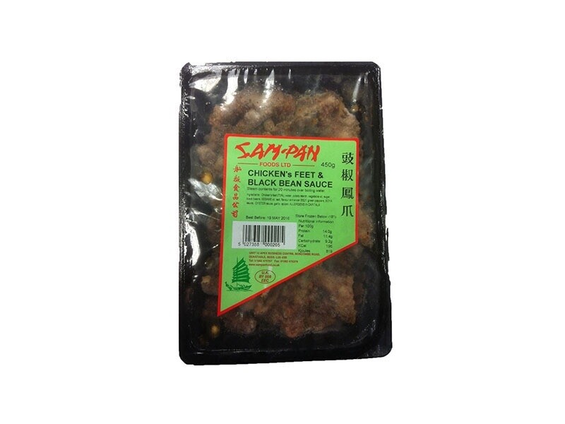 SamPan Chicken Feet in Black Bean 舢舨豉椒凤爪 300g