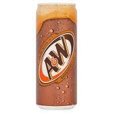 A&amp;W Sarsaparilla Root Beer 330mlv