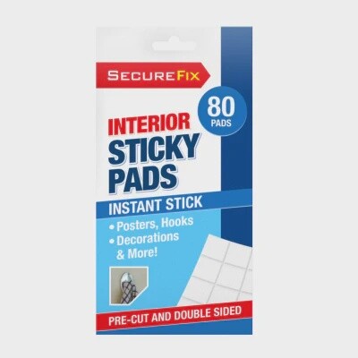 Secure Fix Sticky Pad 80 Pads