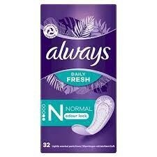 Always Daily Fresh 20 pads