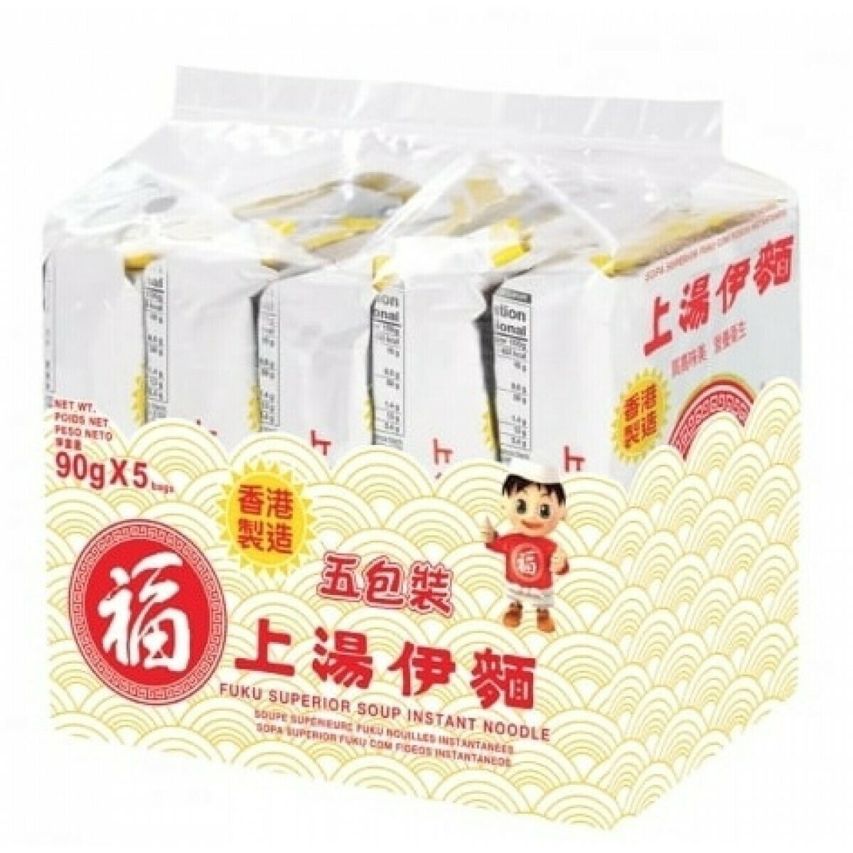 Fuku Superior Soup Instant Noodles 5 packs 福字上汤伊面五连包