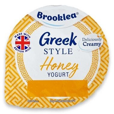 Brooklea Fat Free Honey Yogurt 450g