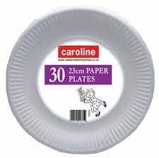 Caroline 23cm Papaer Plate 30pk