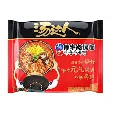 Unif Korean Hot &amp; Spicy Noodle 汤达人韩式辣牛肉 125g