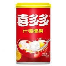 XDD Assorted Coconut Dessert 喜多多雜錦椰果罐頭 370g