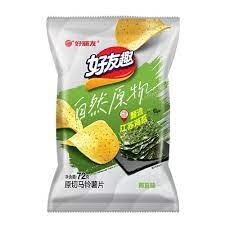 HLY Crisps - Seaweed  Flavour 好友趣馬鈴薯片海苔味 70g
