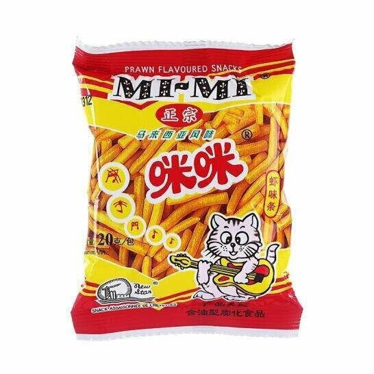 MM Prawn Flavoured Snacks 咪咪蝦條 20g
