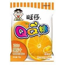WW QQ Gummies Orange 旺仔QQ糖 香橙味 70g