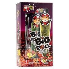 Taokaenoi Big Roll Grilled Seaweed Roll BBQ 小老闆BBQ味大卷 27g