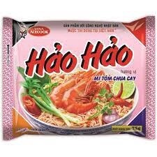 Hao Hao Noodles Hot &amp; Sour Shrimp Flavour 77g