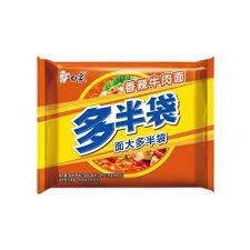 BX Noodle Spicy Beef 白象多半袋香辣牛肉味面 138g