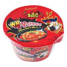 Samyang Hot Chicken Ramyun (Double Spicy) Big Bowl 三养火辣鸡拌面双倍辣 105g