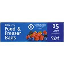 Lifestyle Food Freezer Bags 300x520mm