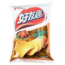 Orion Potato Chips BBQ Wing 好丽友好友趣凹凸薯片加勒比烤翅味 70g