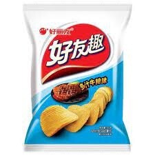 Orion Potato Chips Roast Beef 好丽友好友趣凹凸薯片多汁牛排味 70g