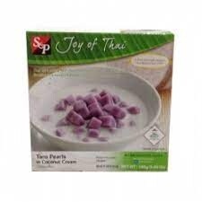S&amp;P FROZEN Taro Pearls in Coconut Cream (Bua Loey Puerk) 160g