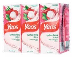 Yeo&#39;s Lychee Drink 250ml x 6