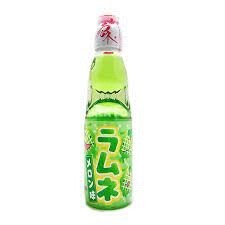 Hatakosen Ramune Melon 波子汽水哈密瓜200ml