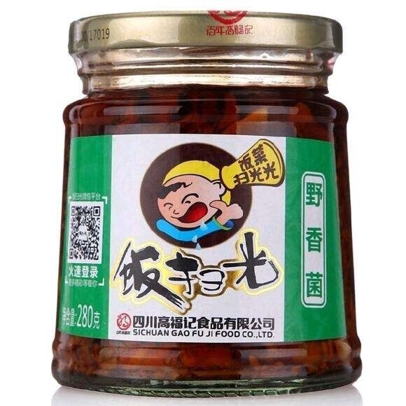 FSG Mushroom Pickle 饭扫光野香菌  280g