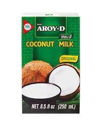 Aroy-D Coconut Milk Tetra Pack 250ml