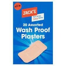 Jack&#39;s Wash Proof Plasters
