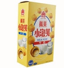 Imei Milk Puffs 义美小泡芙牛奶 57g