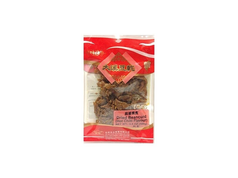 SF Dried Beacurd - Hot &amp; Chilli 禧福大溪豆干-麻婆素食味 100g