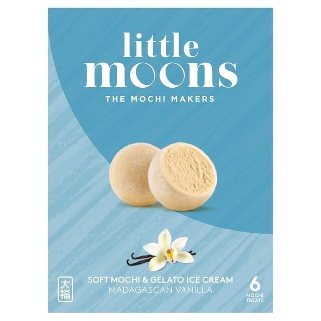Little Moons Vanilla Mochi Ice Cream 小月亮香草 6 x 32g
