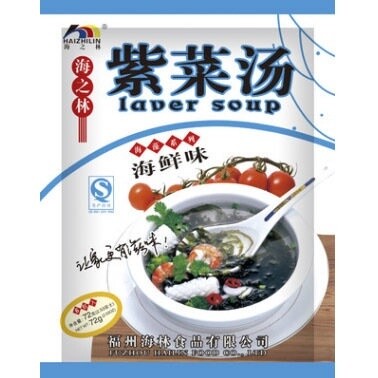 Haizhilin Laver Soup Seafood Flavor 80g