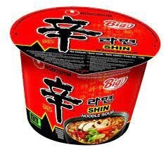 Nongshim Shin Bowl Noodle Soup 农心辛拉面碗面 114g