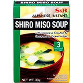 S&amp;B Shiro Miso Soup  白味噌汤  30g