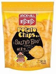 J&amp;J Potato Chips - Salted Egg 50g