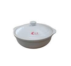 JHLC - White Porcelain Pot 20x5.5cm  白砂鍋  (B2055)